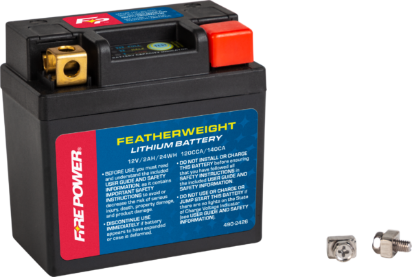 FIRE POWER FEATHERWEIGHT LITHIUM BATTERY 120 CCA 12V/24WH - HJ04L-FP-B