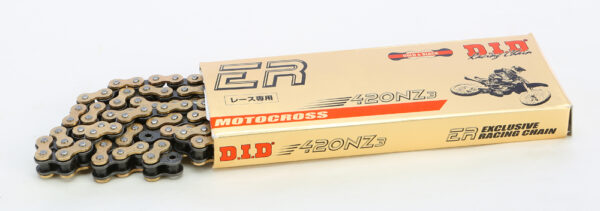 D.I.D SUPER 420NZ3G-132 NON O-RING CHAIN GOLD - 420NZ3G132RB