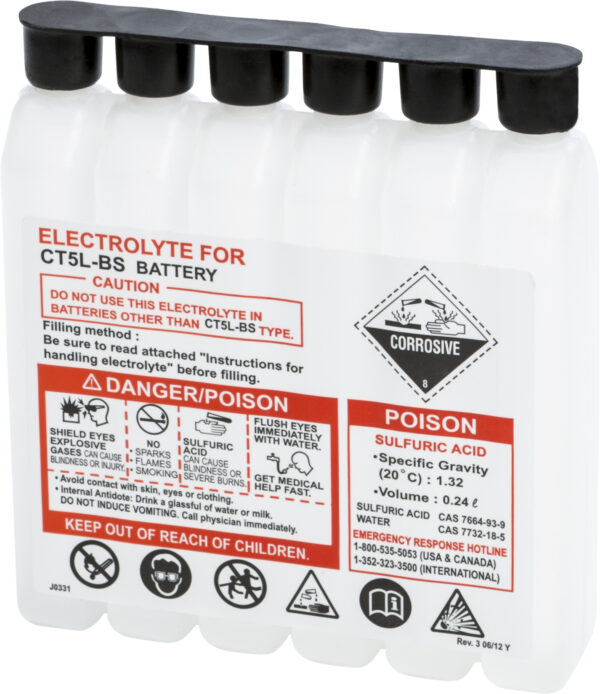 FIRE POWER SEALED BATTERY ELECTROLYTE PACK 240CC - 240CC CTX