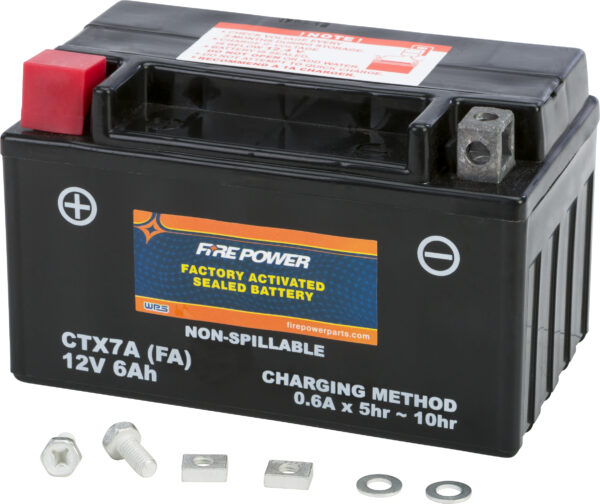 FIRE POWER BATTERY CTX7A SEALED FACTORY ACTIVATED - CTX7A-BS(FA)