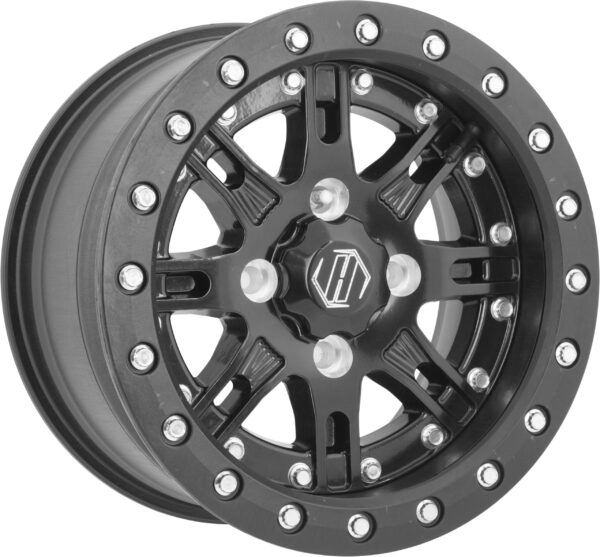 HIPER DESERT RAT WHEEL BLACK 14X8 4/110 5+3 - 1480-YDRBK-53-SBL-BK