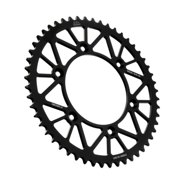 JT REAR RACELITE SPROCKET ALUM 52T-520 BLK HUS/HUSQ/KTM - JTA897.52BLK