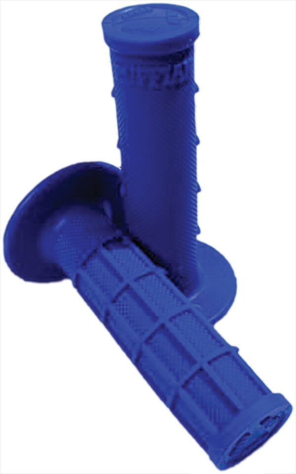 ODI RUFFIAN HALF WAFFLE GRIPS BLUE - H01RFU