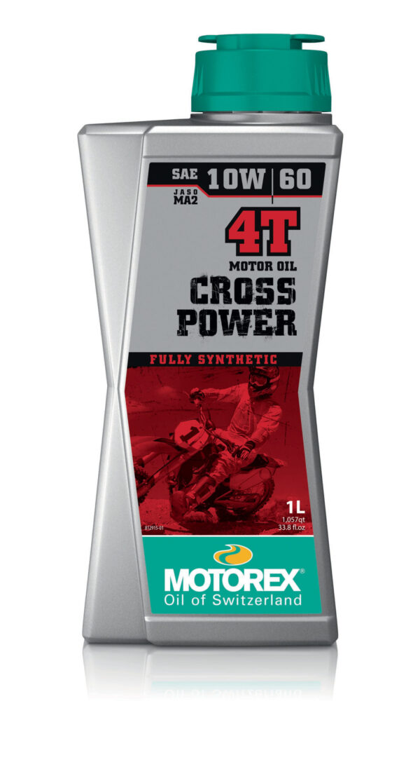 MOTOREX CROSS POWER 4T 10W60 1LT 10/CASE - 308242