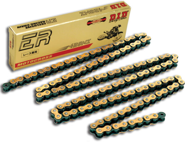 D.I.D SUPER 428NZG-118 NON O-RING CHAIN GOLD - 428NZGX118RB