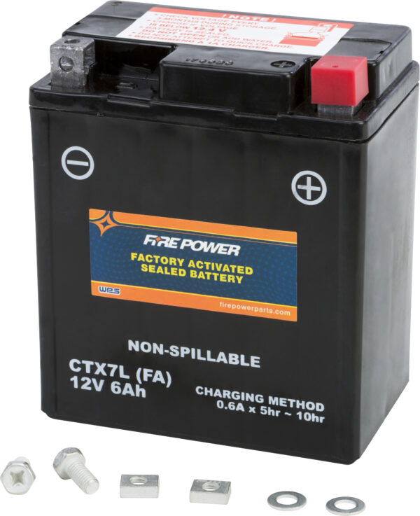 FIRE POWER BATTERY CTX7L SEALED FACTORY ACTIVATED - CTX7L-BS (FA)