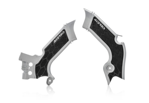 ACERBIS X-GRIP FRAME GUARD KAW SILVER/BLACK - 2742601015