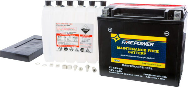 FIRE POWER BATTERY CTX19-BS MAINTENANCE FREE - CTX19-BS