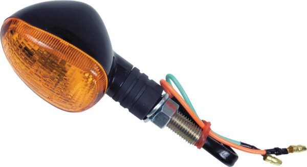 FIRE POWER OVAL MARKER LIGHT FRONT BLACK - 01100071