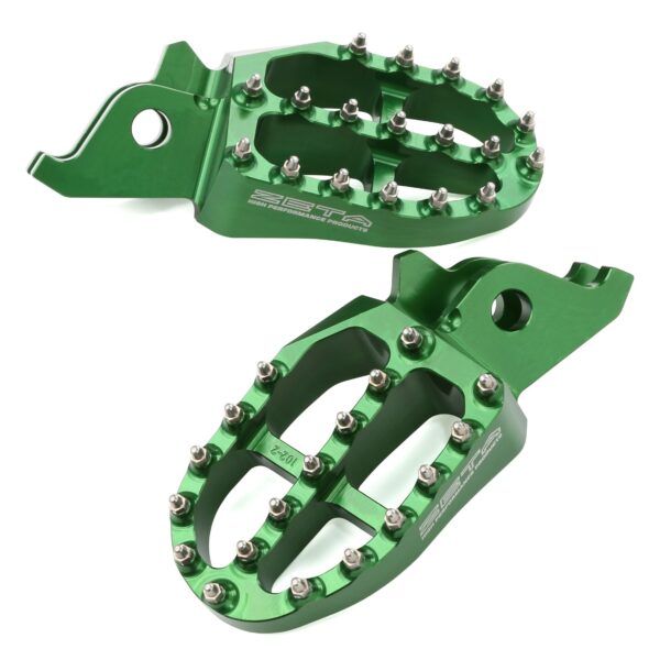 ZETA FOOTPEGS ALUMINUM GREEN - ZE93-1224