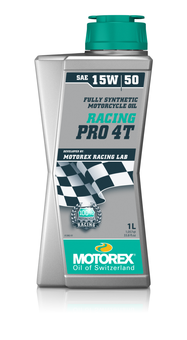 MOTOREX RACING PRO 4T 15W50 1LT 10/CASE - 308256