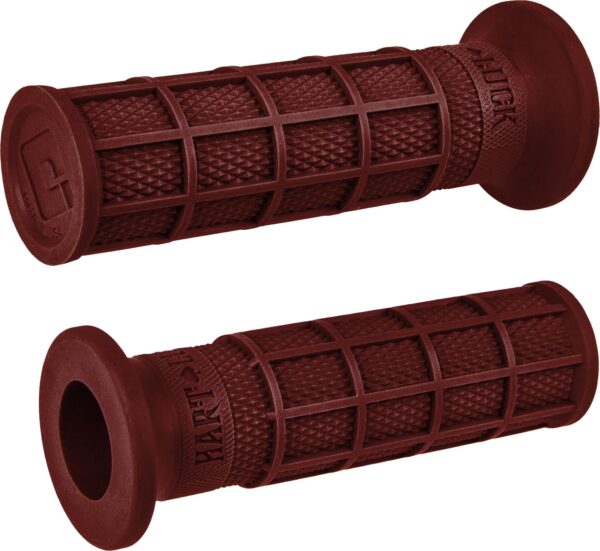 ODI SINGLE PLY WAFFLE GRIPS VTWIN DARK RED - V02FWDR