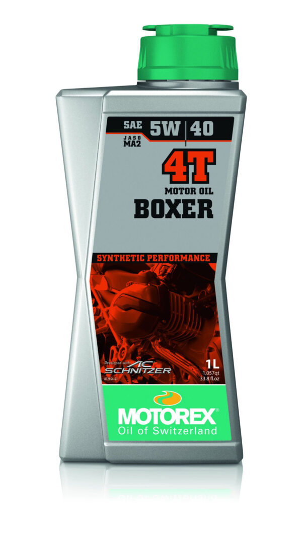 MOTOREX BOXER 4T SAE 5W40 1LT 10/CASE - 308239