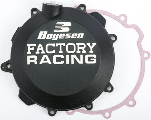 BOYESEN FACTORY RACING CLUTCH COVER BLACK - CC-42CB