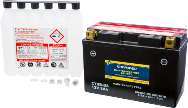 FIRE POWER BATTERY CT9B-BS MAINTENANCE FREE - CT9B-BS