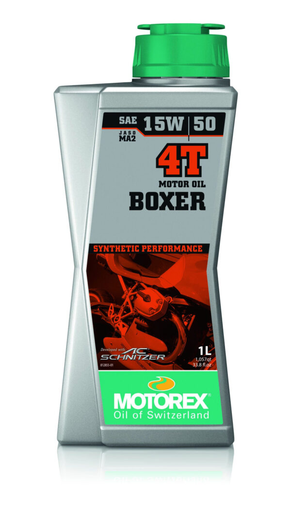 MOTOREX BOXER 4T 15W50 1LT 10/CASE - 308240