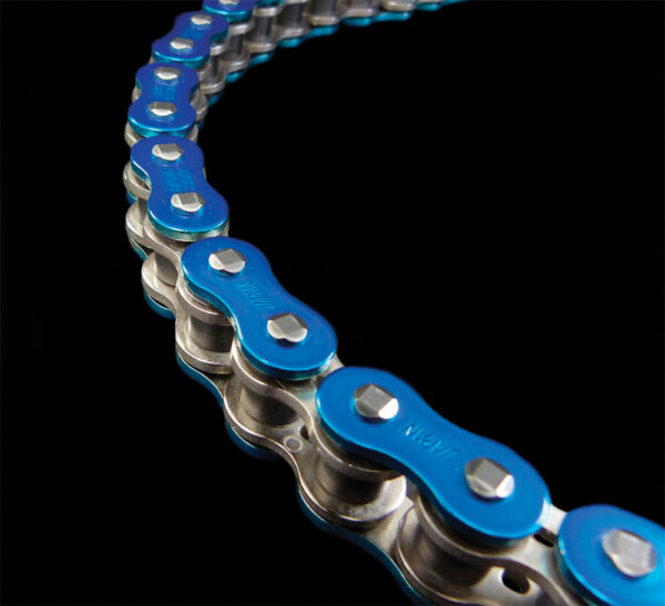 EK CHAIN ZVX3 NX-RING 520-120L BLU - 520ZVX3-120AB