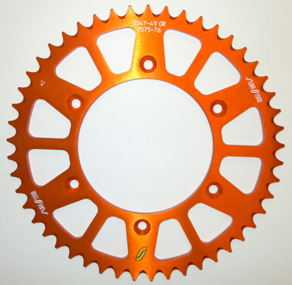 SUNSTAR REAR SPROCKET ALUMINUM 48T-520 ORG HUS/HUSQ/KTM - 5-354748OR