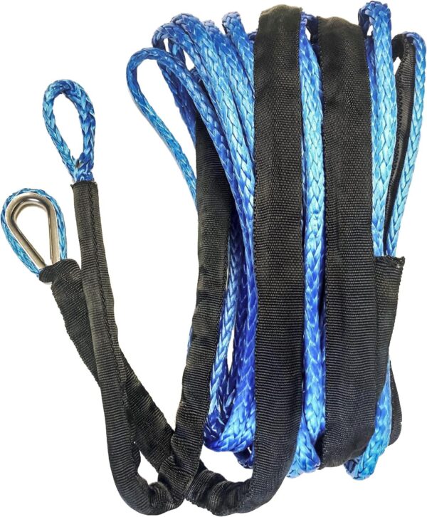 OPEN TRAIL SYNTHETIC WINCH ROPE 1/4" DIAMETER X 50 FT. BLUE - 700-1150