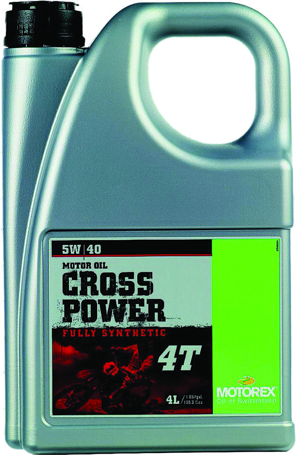 MOTOREX CROSS POWER 4T 5W40 (4 LITERS) - 305678