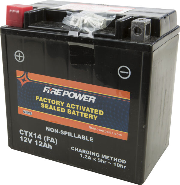 FIRE POWER BATTERY CTX14 SEALED FACTORY ACTIVATED - CTX14-BS(FA)