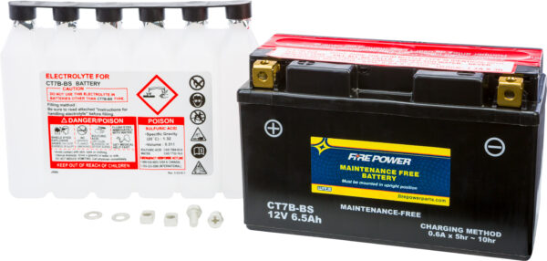 FIRE POWER BATTERY CT7B-BS MAINTENANCE FREE - CT7B-BS