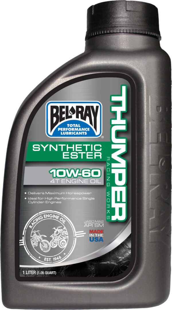 BEL-RAY WORKS THUMPER SYNTHETIC 4T 10W-60 1LT - 99551-B1LW