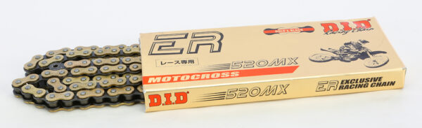 D.I.D HI-PERFORMANCE 520MX-120 RACING CHAIN GOLD - 520MXX120RB