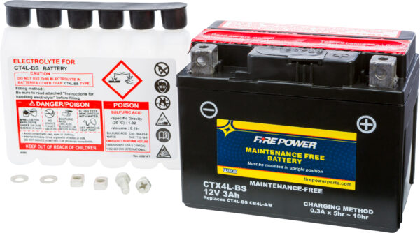 FIRE POWER BATTERY CTX4L-BS MAINTENANCE FREE - CTX4L-BS