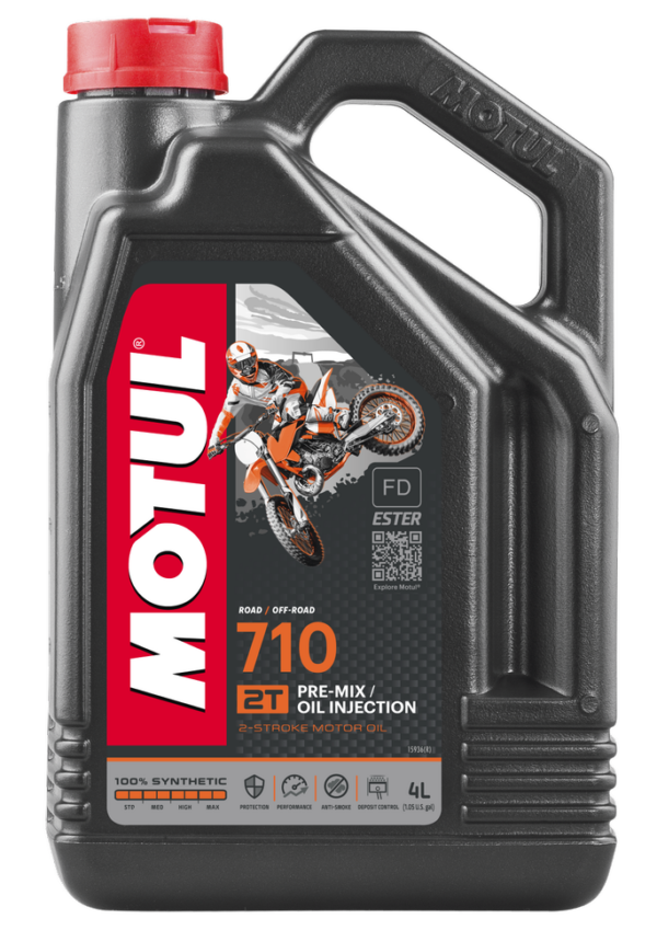 MOTUL 710 2T RACING PREMIX 4-LITER - 104035