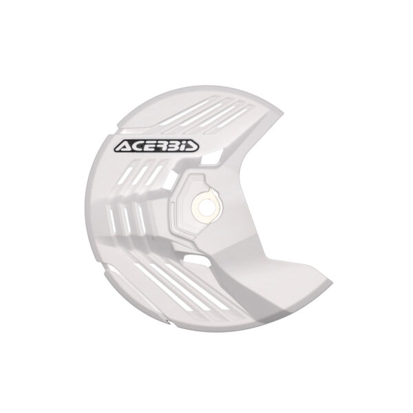 ACERBIS LINEAR FRONT DISC COVER HON/KAW/SHER/YAM WHT - 2985050002