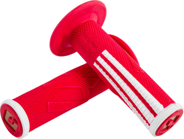 ODI EMIG2 PRO V2 LOCK-ON GRIP RED/WHITE - H36EPRW