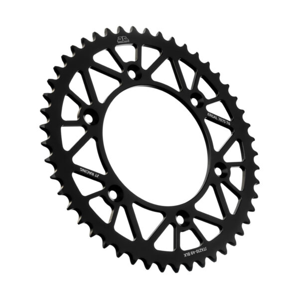 JT REAR RACELITE SPROCKET ALUM 49T-520 BLK BETA/HON - JTA210.49BLK