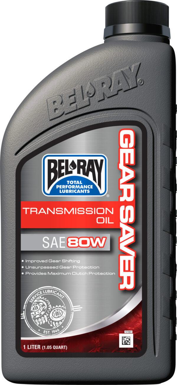 BEL-RAY GEAR SAVER TRANSMISSION OIL 80W 1L - 99250-B1LW