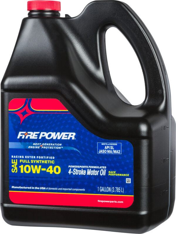 FIRE POWER SYNTHETIC 4-STROKE OIL W/ESTER 10W-40 GAL - 196985