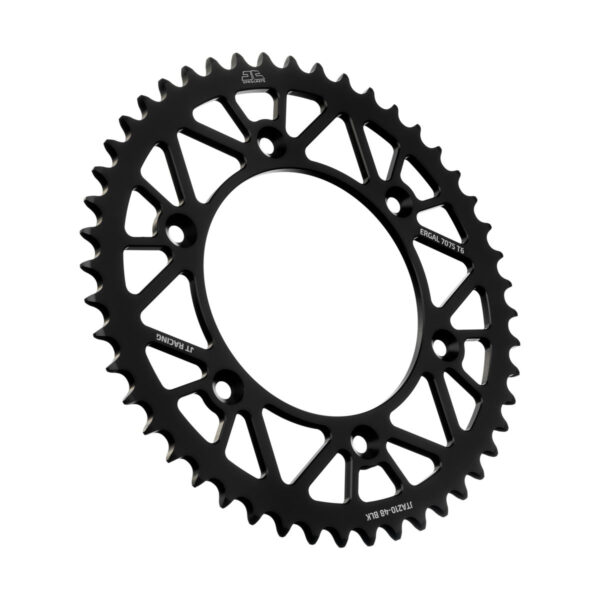 JT REAR RACELITE SPROCKET ALUM 48T-520 BLK BETA/HON - JTA210.48BLK