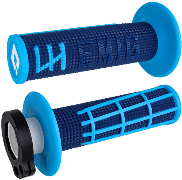 ODI EMIG 2.0 - V2 LOCK-ON GRIP NAVY/CYAN - H36E2DU