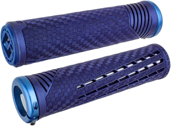 ODI CF11 V2.1 BMX GRIPS SAPPHIRE/BLUE W/MATTE BLUE - F35CFSU-U