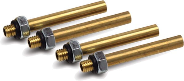 MOTION PRO REPLACEMENT 6MM SHORT BRASS ADAPTERS 4/PK - 08-0168