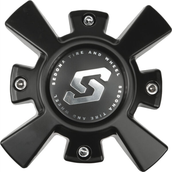 SEDONA RIOT WHEEL REPLACMENT CAP BLACK - CPS-A81-B