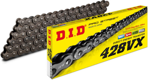 D.I.D PRO STREET VX-RING CHAIN NATURAL - 428VXX120FB