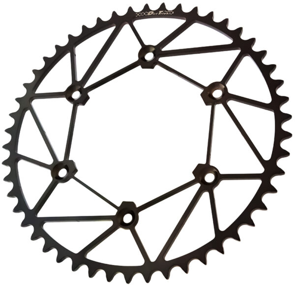 DIRT TRICKS REAR SPROCKET CHROMOLY STL/ZIR 48T-520 BLK KTM/HUSQ - KTM-48-D-B