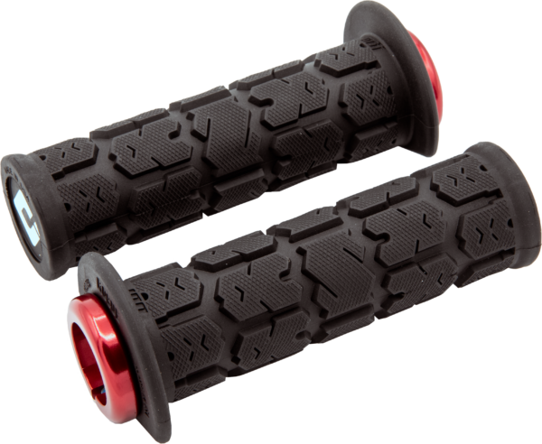 ODI ATV/PWC ROGUE LOCKON GRIP 125MM BLACK/RED - J33RGB-R