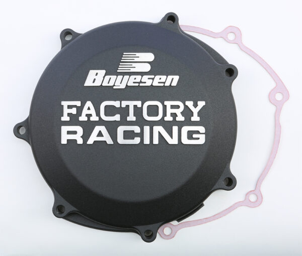 BOYESEN FACTORY RACING CLUTCH COVER BLACK - CC-38B