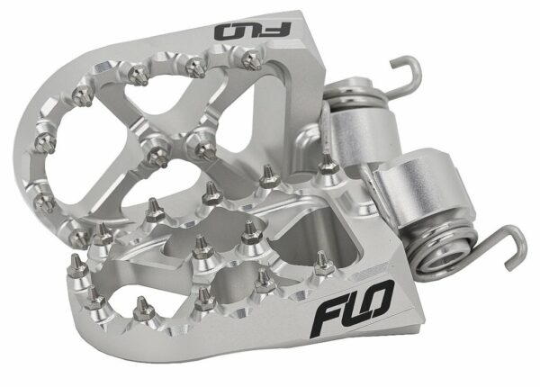 FLO MOTORSPORTS FLO FOOTPEG LOW SILVER 12MM DOWN HUS/KTM/GAS - LOW-795-2S