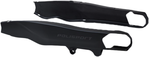 POLISPORT SWINGARM PROTECTORS BLACK GAS/HUS/KTM - 8499400001