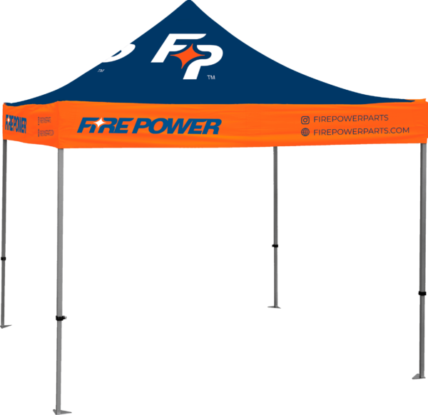 FIRE POWER FIREPOWER CANOPY 10X10 TENT BLUE W/ WHITE LOGO - HYG-009-FP