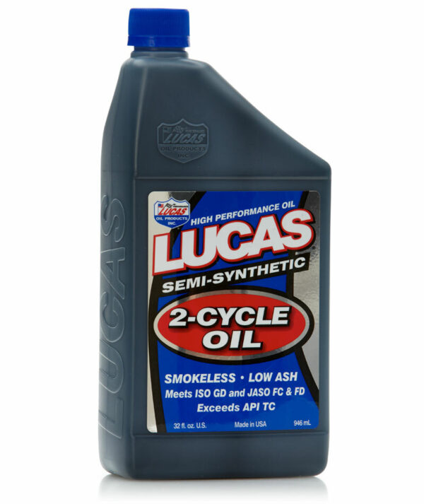 LUCAS SEMI-SYNTHETIC 2-CYCLE OIL QT - 10110