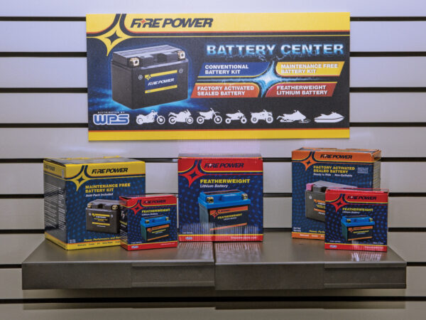 FIRE POWER BATTERY RACK SIGN - FP BATTERY SIGN