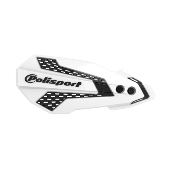 POLISPORT MX FLOW HANDGUARDS WHITE/BLACK - 8308200002